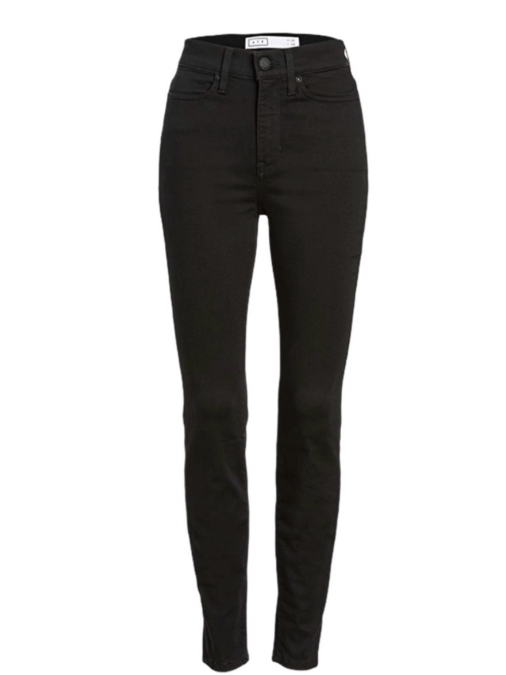 AYR Black High-Rise Skinny Jeans